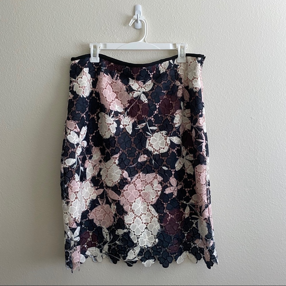Vince Camuto Embroidered Skirt